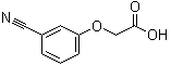 2-(3-氰基苯氧基)乙酸分子结构 (CAS 1879-58-9)