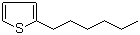 structure of CAS# 18794-77-9, 2-Hexylthiophene