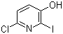 structure of CAS# 188057-26-3, 6-Chloro-2-iodo-3-pyridinol;3-Hydroxy-6-chloro-2-iodopyridine; 6-Chloro-2-iodo-3-hydroxypyridine; 6-Chloro-2-iodopyridin-3-ol