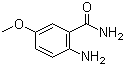 结构式 CAS# 1882-71-9, 5-甲氧基-2-氨基苯甲酰胺