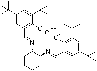 (1S,2S)-(+)-1,2-环己二胺-N,N'-双(3,5-二叔丁基亚水杨基)钴分子结构 (CAS 188264-84-8)