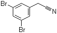 3,5-Dibromobenzeneacetonitrile molecular structure (CAS 188347-48-0)