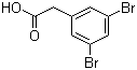 3,5-Dibromophenylacetic acid molecular structure (CAS 188347-49-1)