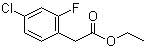4-氯-2-氟苯乙酸乙酯分子结构 (CAS 188424-98-8)