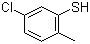 structure of CAS# 18858-06-5, 5-Chloro-2-methylthiophenol;5-Chloro-2-methylbenzenethiol