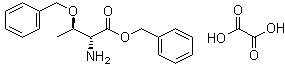 结构式 CAS# 188660-14-2, O-苄基-D-苏氨酸苄酯草酸盐