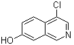 4-氯-7-异喹啉醇分子结构 (CAS 1888902-20-2)