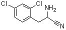alpha-Amino-2,4-dichlorobenzenepropanenitrile molecular structure (CAS 1889970-48-2)