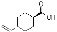 trans-4-Ethenylcyclohexanecarboxylic acid molecular structure (CAS 189044-30-2)