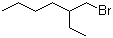 structure of CAS# 18908-66-2, 2-Ethylhexyl bromide;1-Bromo-2-ethylhexane; 3-(Bromomethyl)heptane