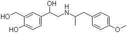 Salmefamol molecular structure (CAS 18910-65-1)