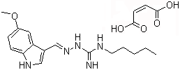 Tegaserod maleate molecular structure (CAS 189188-57-6)
