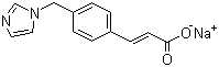 structure of CAS# 189224-26-8, Ozagrel sodium;(2E)-3-[4-(1H-Imidazol-1-ylmethyl)phenyl]-2-propenoic acid sodium salt