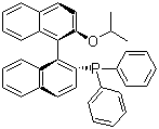 (R)-(+)-(Diphenylphosphino)-2'-isopropoxy-1,1'-binaphthyl molecular structure (CAS 189274-36-0)
