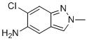 6-Chloro-2-methyl-2H-indazol-5-amine molecular structure (CAS 1893125-36-4)
