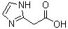 1H-咪唑-2-乙酸分子结构 (CAS 189502-92-9)