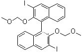 (1R)-3,3'-Diiodo-2,2'-bis(methoxymethoxy)-1,1'-binaphthalene molecular structure (CAS 189518-78-3)