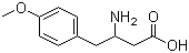 3-Amino-4-(4-methoxyphenyl)butanoic acid molecular structure (CAS 189693-74-1)