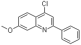 4-Chloro-7-methoxy-2-(phenyl)quinoline molecular structure (CAS 189816-05-5)
