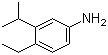 4-Ethyl-3-(1-methylethyl)benzenamine molecular structure (CAS 1899-06-5)