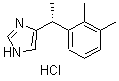 4-[(1R)-1-(2,3-Dimethylphenyl)ethyl]-1H-imidazole monohydrochloride molecular structure (CAS 190000-46-5)