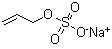 Sodium allyl sulfate molecular structure (CAS 19037-59-3)