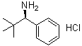 structure of CAS# 19068-35-0, (R)-alpha-(1,1-Dimethylethyl)benzenemethanamine hydrochloride