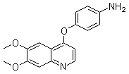4-[(6,7-Dimethoxyquinolin-4-yl)oxy]aniline molecular structure (CAS 190728-25-7)