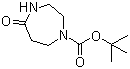 结构式 CAS# 190900-21-1, 1-Boc-1,4-二氮杂-5-环庚酮; 1-叔丁氧羰基-1,4-二氮杂-5-环庚酮