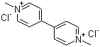 Paraquat dichloride molecular structure (CAS 1910-42-5)