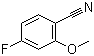 4-氟-2-甲氧基苯腈分子结构 (CAS 191014-55-8)
