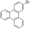 2-溴苯并[9,10]菲分子结构 (CAS 19111-87-6)