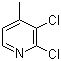 2,3-Dichloro-4-methylpyridine molecular structure (CAS 191419-07-5)
