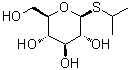 结构式 CAS# 19165-11-8, 异丙基 beta-D-硫代吡喃葡萄糖苷