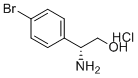 (R)-2-Amino-2-(4-bromophenyl)ethanol hydrochloride molecular structure (CAS 1916569-82-8)