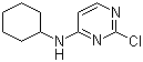 2-Chloro-N-cyclohexyl-4-pyrimidinamine molecular structure (CAS 191729-06-3)