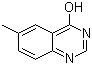 structure of CAS# 19181-53-4, 6-Methylquinazolin-4-ol;4-Hydroxy-6-methylquinazoline