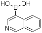 结构式 CAS# 192182-56-2, 4-异喹啉硼酸