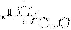 Prinomastat molecular structure (CAS 192329-42-3)