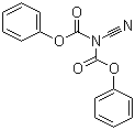 Diphenyl N-cyaniminodiformate molecular structure (CAS 19245-25-1)