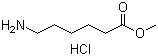 structure of CAS# 1926-80-3, Methyl 6-aminocaproate hydrochloride;6-Aminocaproic acid methyl ester hydrochloride; 6-Aminohexanoic acid methyl ester hydrochloride; 6-Aminohexanoic acid methyl ester monohydrochloride