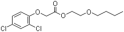 2,4-二氯苯氧乙酸丁氧基乙基酯分子结构 (CAS 1929-73-3)