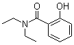 结构式 CAS# 19311-91-2, N,N-二乙基水杨酰胺