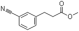 3-Cyanobenzenepropanoic acid methyl ester molecular structure (CAS 193151-11-0)