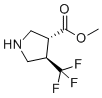 Methyl (3R,4R)-4-(trifluoromethyl)pyrrolidine-3-carboxylate molecular structure (CAS 1932256-72-8)