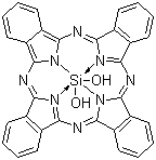 Silicon dihydroxyl phthalocyanine molecular structure (CAS 19333-15-4)