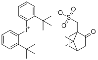 双(叔-丁基苯基)碘鎓10-樟脑磺酸酯分子结构 (CAS 193345-23-2)