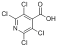 structure of CAS# 19340-26-2, 2,3,5,6-tetrachloropyridine-4-carboxylic Acid