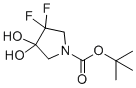 1-Boc-3,3-difluoro-4,4-dihydroxypyrrolidine molecular structure (CAS 1934471-94-9)