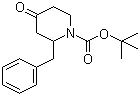 1-Boc-2-benzyl-4-piperidinone molecular structure (CAS 193480-28-3)